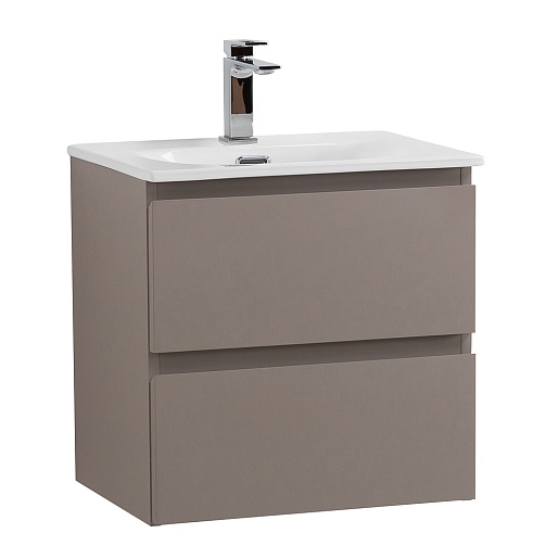 BelBagno Тумба с раковиной Kraft 39-50 подвесная Бежевый матовый с раковиной BB-8099-3-50 – фото-1